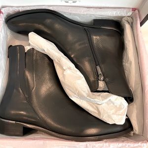 Vince Camuto Leather boot black 12 M. New in Box!